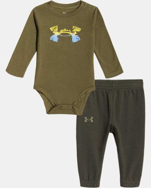 Under Armour Baby Boys Pant and Long Sleeve Set 